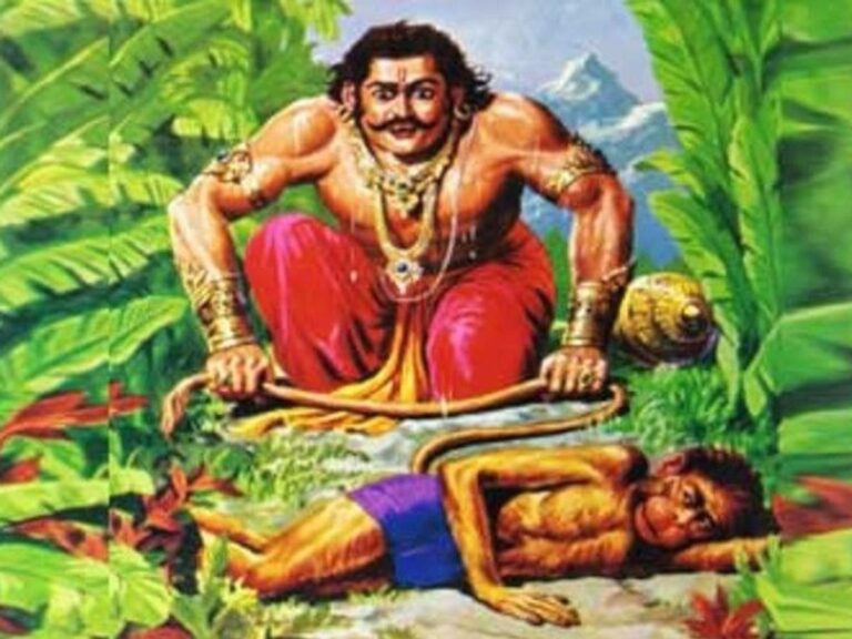 Hanuman and Bhima