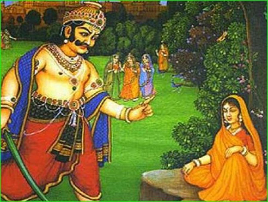 Ravana threatened to kill sita